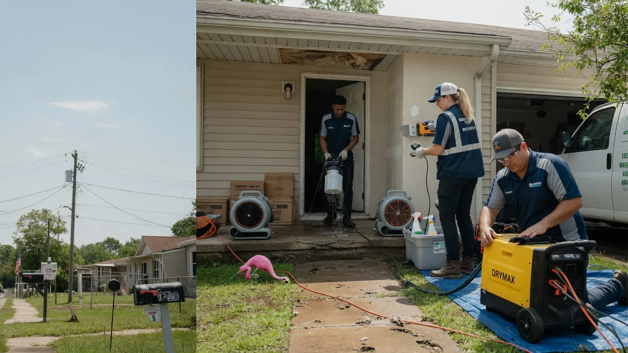 Storm Damage Water Removal in Franklinton, LA near me